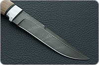 Нож НР2 Полярник орех, черный дамаск, алюминий : фото 4