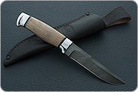 Нож НР2 Полярник орех, черный дамаск, алюминий : фото 9