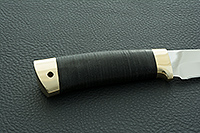 Нож Н6 Александр II наборная кожа, эи-107, латунь  : фото 4