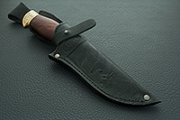 Нож Н8-Спецназ береза, контрастный дамаск, латунь покрытая золотом и никелем : фото 12