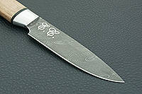 Нож Н3-Гумбольт орех, нержавеющий дамаск, алюминий : фото 4