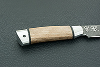 Нож Н3-Гумбольт орех, нержавеющий дамаск, алюминий : фото 5