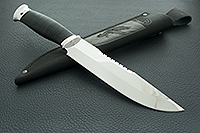 Нож Н83 Ладога наборная кожа, эи-107, алюминий : фото 9