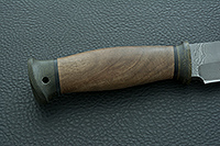 Нож Н83 Ладога орех, черный дамаск, текстолит : фото 5