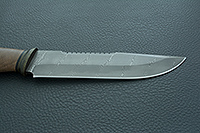 Нож Н83 Ладога орех, черный дамаск, текстолит : фото 7