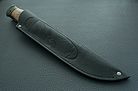 Нож Н83 Ладога орех, черный дамаск, текстолит : фото 11