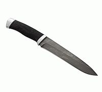 Нож Н1Т Мичман микропористая резина, черный дамаск, алюминий : фото 10