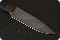 Нож НР3 Гумбольт наборная кожа, черный дамаск, текстолит : фото 3