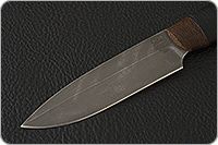 Нож НР3 Гумбольт наборная кожа, черный дамаск, текстолит : фото 4