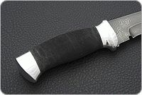 Нож Н8-Спецназ микропористая резина, черный дамаск, алюминий : фото 5