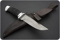 Нож Н8-Спецназ микропористая резина, черный дамаск, алюминий : фото 8