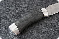 Нож Н3-Гумбольт наборная кожа, контрастный дамаск, алюминий : фото 4