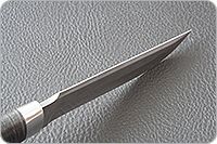 Нож Н3-Гумбольт наборная кожа, контрастный дамаск, алюминий : фото 7