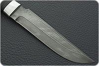 Нож Н3-Гумбольт наборная кожа, черный дамаск, алюминий : фото 4