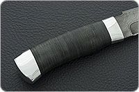 Нож Н3-Гумбольт наборная кожа, черный дамаск, алюминий : фото 5