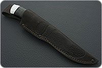 Нож Н3-Гумбольт наборная кожа, черный дамаск, алюминий : фото 9