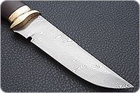 Нож Н8-Спецназ береза, контрастный дамаск, латунь покрытая золотом : фото 4