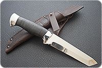Нож Н10 Телохранитель наборная кожа, 95х18, алюминий : фото 8