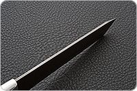 Нож Н10 Телохранитель наборная кожа, черный дамаск, алюминий : фото 7