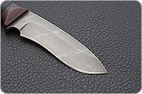 Нож Н31А Ратник наборная кожа, черный дамаск, текстолит : фото 4