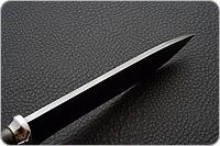 Нож Н1 Рыцарь наборная кожа, нержавеющий дамаск, алюминий : фото 7