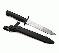 Нож Н19 Пограничник деревянные ножны  граб (черное дерево), эи-107, никель : фото 10