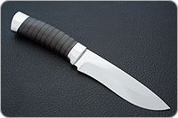 Нож Н6 Александр II наборная кожа, 95х18, алюминий : фото 2