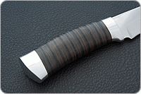 Нож Н6 Александр II наборная кожа, 95х18, алюминий : фото 5