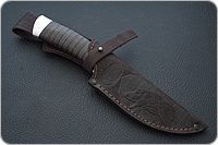 Нож Н6 Александр II наборная кожа, 95х18, алюминий : фото 8