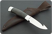 Нож НР21 Рыболов наборная кожа, эи-107, алюминий : фото 8