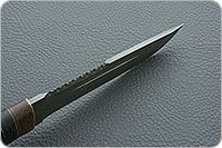 Нож Н55 Пират наборная кожа, черный дамаск, текстолит : фото 7