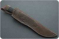 Нож Н64 Каскадер наборная кожа, эи-107, текстолит : фото 9