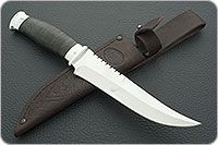 Нож Н69  Морской наборная кожа, эи-107, алюминий : фото 9