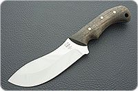 Нож Н70 Ковбой накладки орех, эи-107, цельнометаллический : фото 2