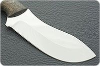 Нож Н70 Ковбой накладки орех, эи-107, цельнометаллический : фото 4