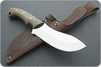 Нож Н70 Ковбой накладки орех, эи-107, цельнометаллический : фото 8