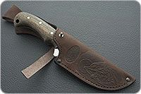 Нож Н70 Ковбой накладки орех, эи-107, цельнометаллический : фото 9