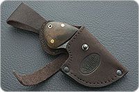 Нож Н72 Китобой накладки орех, черный дамаск, цельнометаллический : фото 4