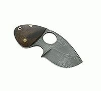 Нож Н72 Китобой накладки орех, черный дамаск, цельнометаллический : фото 5