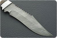 Нож Н73 Каспий орех, черный дамаск, алюминий : фото 4