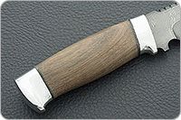 Нож Н73 Каспий орех, черный дамаск, алюминий : фото 5