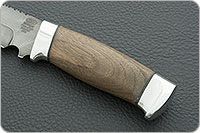 Нож Н73 Каспий орех, черный дамаск, алюминий : фото 6