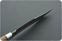 Нож Н73 Каспий орех, черный дамаск, алюминий : фото 7