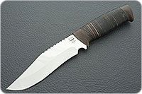 Нож Н73 Каспий наборная кожа, эи-107, текстолит : фото 2