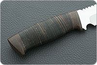 Нож Н73 Каспий наборная кожа, эи-107, текстолит : фото 5