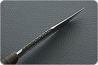 Нож Н73 Каспий наборная кожа, эи-107, текстолит : фото 7