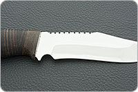 Нож Н73 Каспий наборная кожа, эи-107, текстолит : фото 8