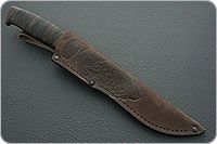 Нож Н73 Каспий наборная кожа, эи-107, текстолит : фото 10