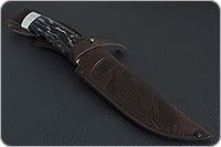 Нож Н2 Турецкий черный дамаск, алюминий, без золочения : фото 9