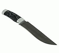 Нож Н2 Турецкий черный дамаск, алюминий, без золочения : фото 10